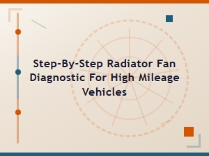 Diagnosing a Faulty Radiator Fan in Older Cars